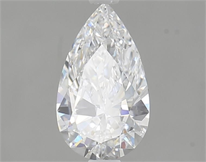 Picture of Natural Diamond 1.03 Carats, Pear with  Cut, D Color, SI1 Clarity and Certified by GIA