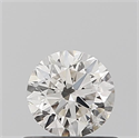 Natural Diamond 0.50 Carats, Round with Very Good Cut, J Color, SI2 Clarity and Certified by GIA