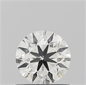 Natural Diamond 0.60 Carats, Round with Good Cut, J Color, SI1 Clarity and Certified by IGI