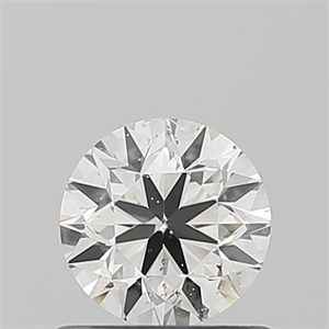 Picture of Natural Diamond 0.60 Carats, Round with Good Cut, J Color, SI1 Clarity and Certified by IGI