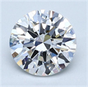 Natural Diamond 1.52 Carats, Round with Excellent Cut, E Color, VS1 Clarity and Certified by GIA