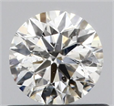 Natural Diamond 0.50 Carats, Round with Excellent Cut, I Color, SI2 Clarity and Certified by GIA