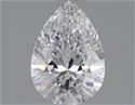 Natural Diamond 0.81 Carats, Pear with  Cut, D Color, SI1 Clarity and Certified by GIA