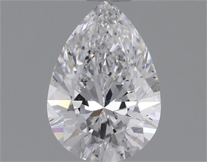 Picture of Natural Diamond 0.81 Carats, Pear with  Cut, D Color, SI1 Clarity and Certified by GIA