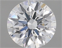 Natural Diamond 0.41 Carats, Round with Excellent Cut, F Color, VVS1 Clarity and Certified by GIA