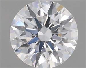 Picture of Natural Diamond 0.41 Carats, Round with Excellent Cut, F Color, VVS1 Clarity and Certified by GIA