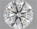 Natural Diamond 0.50 Carats, Round with Very Good Cut, J Color, SI2 Clarity and Certified by GIA