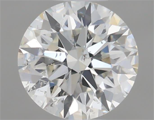 Picture of Natural Diamond 0.61 Carats, Round with Excellent Cut, J Color, SI2 Clarity and Certified by GIA