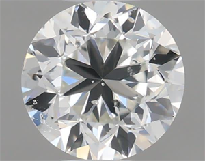 Picture of Natural Diamond 0.50 Carats, Round with Good Cut, J Color, SI2 Clarity and Certified by GIA