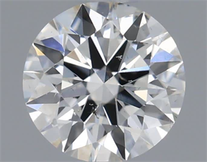 Picture of Natural Diamond 0.42 Carats, Round with Excellent Cut, I Color, SI1 Clarity and Certified by GIA