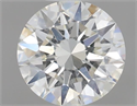 Natural Diamond 0.51 Carats, Round with Excellent Cut, J Color, I1 Clarity and Certified by GIA