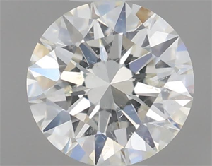 Picture of Natural Diamond 0.51 Carats, Round with Excellent Cut, J Color, I1 Clarity and Certified by GIA