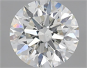 Natural Diamond 0.51 Carats, Round with Excellent Cut, J Color, SI1 Clarity and Certified by GIA