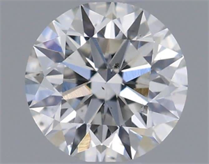 Picture of Natural Diamond 0.40 Carats, Round with Excellent Cut, G Color, SI1 Clarity and Certified by GIA