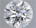 Natural Diamond 0.40 Carats, Round with Excellent Cut, G Color, SI1 Clarity and Certified by IGI