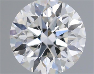 Picture of Natural Diamond 0.40 Carats, Round with Excellent Cut, G Color, SI1 Clarity and Certified by IGI