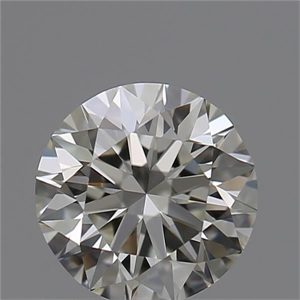 Picture of Natural Diamond 0.50 Carats, Round with Excellent Cut, J Color, VVS2 Clarity and Certified by GIA