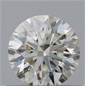 Natural Diamond 0.52 Carats, Round with Excellent Cut, K Color, VVS1 Clarity and Certified by GIA