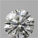 Natural Diamond 0.42 Carats, Round with Excellent Cut, K Color, VS2 Clarity and Certified by GIA