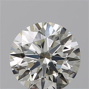 Picture of Natural Diamond 0.42 Carats, Round with Excellent Cut, K Color, VS2 Clarity and Certified by GIA