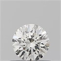 Natural Diamond 0.40 Carats, Round with Excellent Cut, I Color, SI1 Clarity and Certified by IGI