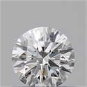 Natural Diamond 0.44 Carats, Round with Excellent Cut, F Color, VS2 Clarity and Certified by GIA