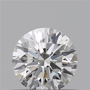 Picture of Natural Diamond 0.44 Carats, Round with Excellent Cut, F Color, VS2 Clarity and Certified by GIA