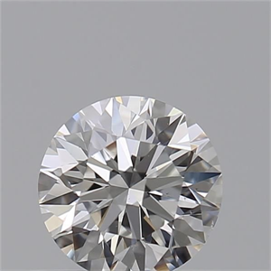 Picture of Natural Diamond 0.44 Carats, Round with Excellent Cut, F Color, VS2 Clarity and Certified by GIA