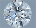 Natural Diamond 2.20 Carats, Round with Excellent Cut, I Color, IF Clarity and Certified by GIA