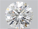 Natural Diamond 1.50 Carats, Round with Excellent Cut, G Color, VVS2 Clarity and Certified by GIA