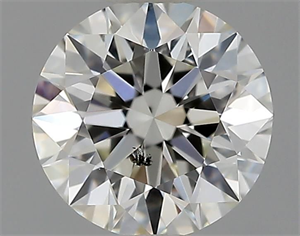 Picture of Natural Diamond 0.50 Carats, Round with Excellent Cut, J Color, SI2 Clarity and Certified by GIA