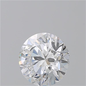 Picture of Natural Diamond 2.80 Carats, Round with Excellent Cut, D Color, IF Clarity and Certified by GIA