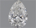 Natural Diamond 0.70 Carats, Pear with  Cut, G Color, VS2 Clarity and Certified by GIA