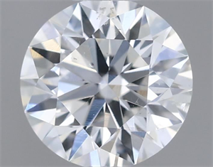 Picture of Natural Diamond 0.45 Carats, Round with Excellent Cut, F Color, SI2 Clarity and Certified by GIA