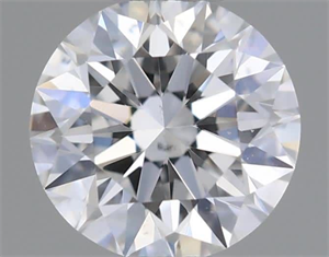 Picture of Natural Diamond 0.40 Carats, Round with Excellent Cut, E Color, SI1 Clarity and Certified by GIA