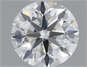 Natural Diamond 0.40 Carats, Round with Very Good Cut, H Color, VS1 Clarity and Certified by GIA