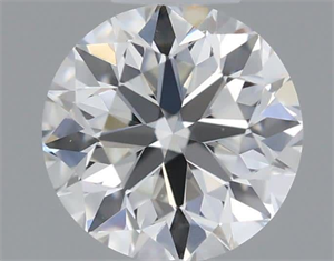 Picture of Natural Diamond 0.40 Carats, Round with Very Good Cut, H Color, VS1 Clarity and Certified by GIA