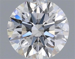 Picture of Natural Diamond 0.40 Carats, Round with Excellent Cut, F Color, I1 Clarity and Certified by IGI