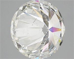 Picture of Natural Diamond 2.72 Carats, Round with Excellent Cut, J Color, I1 Clarity and Certified by GIA