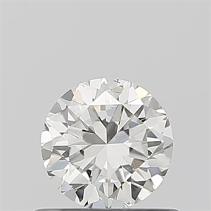 Picture of Natural Diamond 0.50 Carats, Round with Very Good Cut, I Color, VS2 Clarity and Certified by IGI