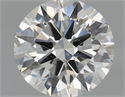 Natural Diamond 0.40 Carats, Round with Very Good Cut, J Color, VS1 Clarity and Certified by GIA