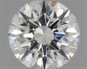 Picture of Natural Diamond 0.41 Carats, Round with Excellent Cut, H Color, VVS2 Clarity and Certified by GIA