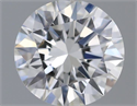 Natural Diamond 0.40 Carats, Round with Excellent Cut, H Color, VVS1 Clarity and Certified by GIA