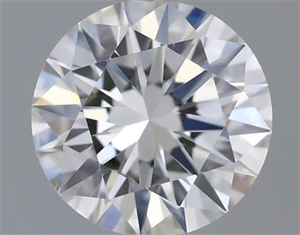 Picture of Natural Diamond 0.40 Carats, Round with Excellent Cut, H Color, VVS1 Clarity and Certified by GIA