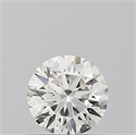 Natural Diamond 0.41 Carats, Round with Excellent Cut, I Color, VS1 Clarity and Certified by IGI