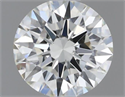 Natural Diamond 0.47 Carats, Round with Excellent Cut, J Color, SI1 Clarity and Certified by IGI