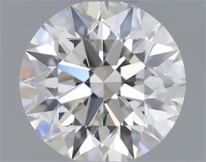 Picture of Natural Diamond 0.43 Carats, Round with Excellent Cut, I Color, VS1 Clarity and Certified by GIA