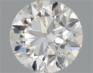 Picture of Natural Diamond 0.50 Carats, Round with Very Good Cut, J Color, VVS2 Clarity and Certified by GIA