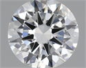 Natural Diamond 0.40 Carats, Round with Very Good Cut, J Color, VS2 Clarity and Certified by GIA