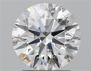 Picture of Natural Diamond 2.20 Carats, Round with Excellent Cut, I Color, SI2 Clarity and Certified by GIA